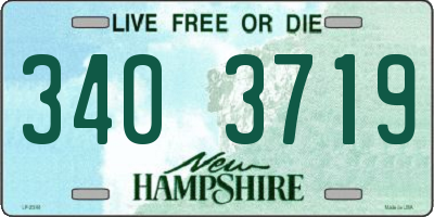 NH license plate 3403719