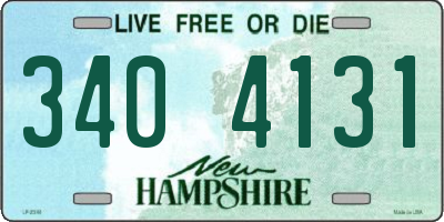 NH license plate 3404131