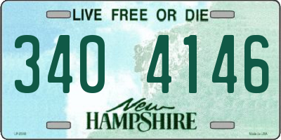 NH license plate 3404146