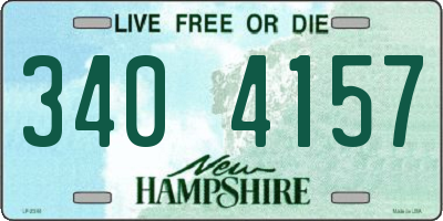 NH license plate 3404157