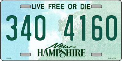 NH license plate 3404160