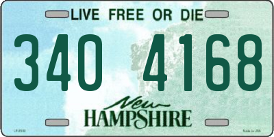 NH license plate 3404168