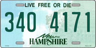 NH license plate 3404171