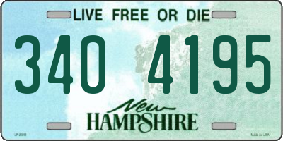 NH license plate 3404195