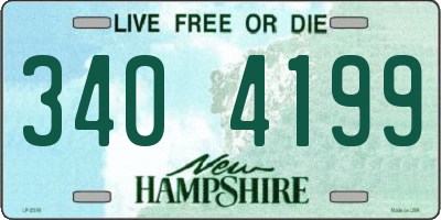 NH license plate 3404199