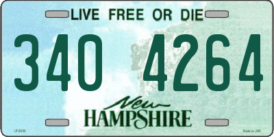 NH license plate 3404264