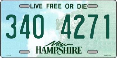 NH license plate 3404271