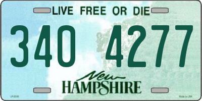 NH license plate 3404277