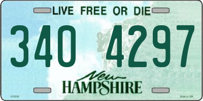 NH license plate 3404297