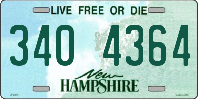 NH license plate 3404364