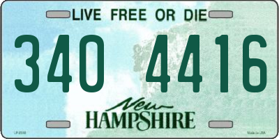 NH license plate 3404416