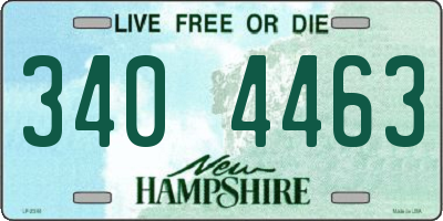 NH license plate 3404463