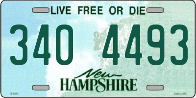NH license plate 3404493
