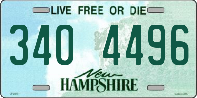 NH license plate 3404496