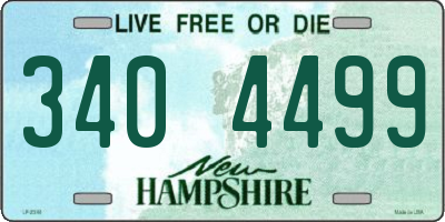 NH license plate 3404499