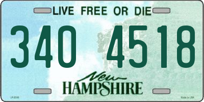 NH license plate 3404518