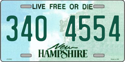 NH license plate 3404554