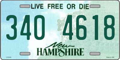 NH license plate 3404618