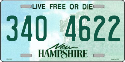 NH license plate 3404622