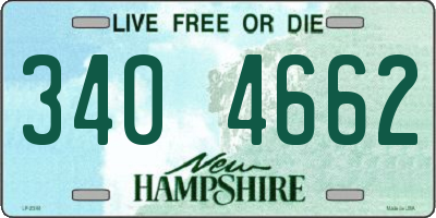 NH license plate 3404662