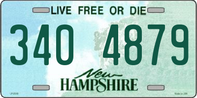 NH license plate 3404879