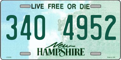 NH license plate 3404952