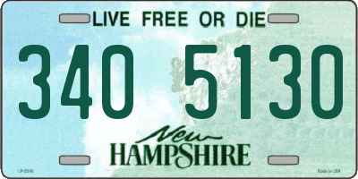 NH license plate 3405130