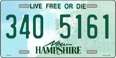 NH license plate 3405161