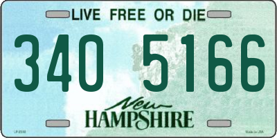 NH license plate 3405166