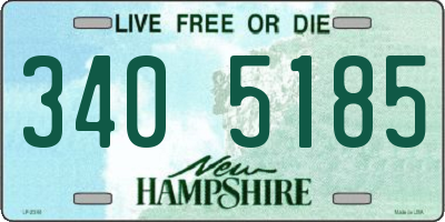 NH license plate 3405185