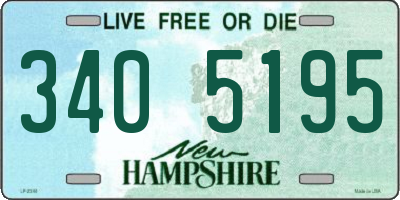 NH license plate 3405195