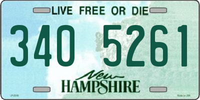 NH license plate 3405261