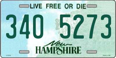 NH license plate 3405273