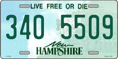NH license plate 3405509
