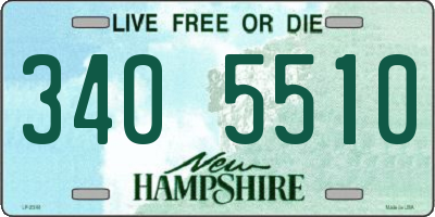 NH license plate 3405510