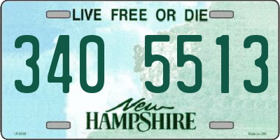 NH license plate 3405513