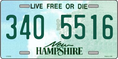 NH license plate 3405516