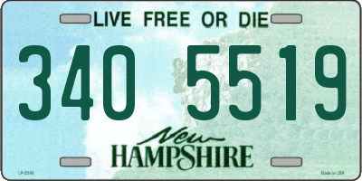 NH license plate 3405519