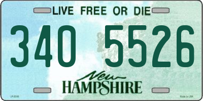 NH license plate 3405526