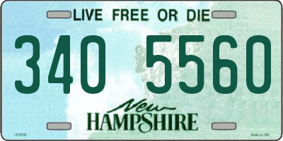 NH license plate 3405560