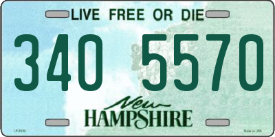 NH license plate 3405570