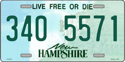 NH license plate 3405571