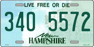NH license plate 3405572
