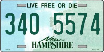 NH license plate 3405574