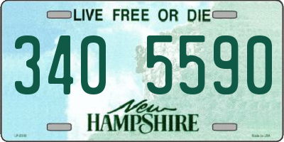 NH license plate 3405590