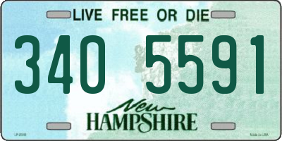 NH license plate 3405591