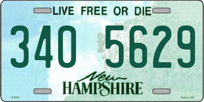 NH license plate 3405629
