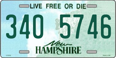 NH license plate 3405746