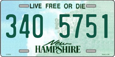 NH license plate 3405751