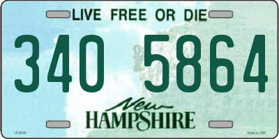 NH license plate 3405864